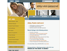 Tablet Screenshot of abbyrubin.com